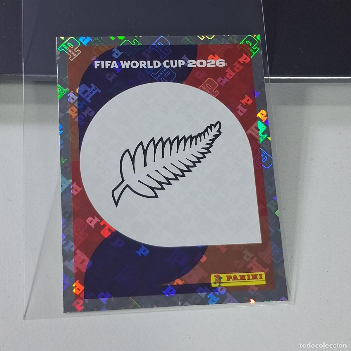 Cromos de f&uacute;tbol: B44 NZL1 EMBLEM ESCUDO 1 NUEVA ZELANDA NZL NEW ZEALAND MUNDIAL FIFA WORLD CUP 2026 STICKER PANINI