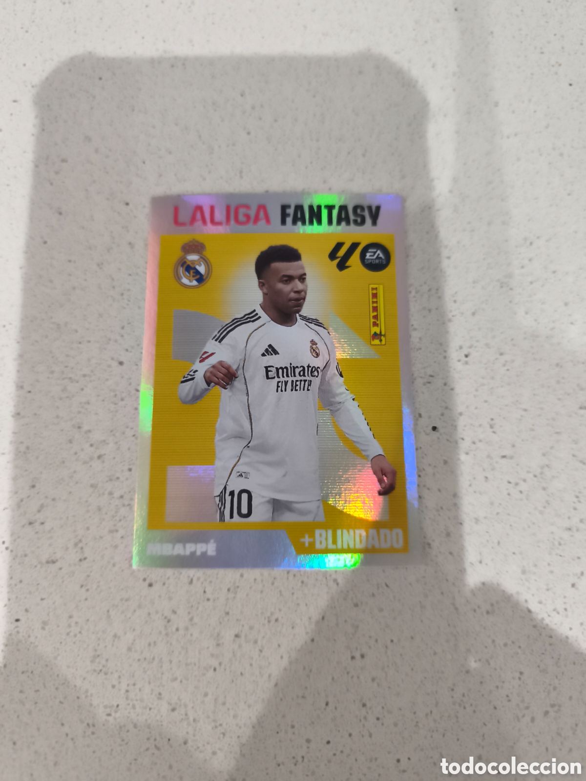 Cromos de f&uacute;tbol: CROMO N&Uacute;MERO 9 MBAPPE REAL MADRID LA LIGA FANTASY. LIGA ESTE 26/27. PANINI.
