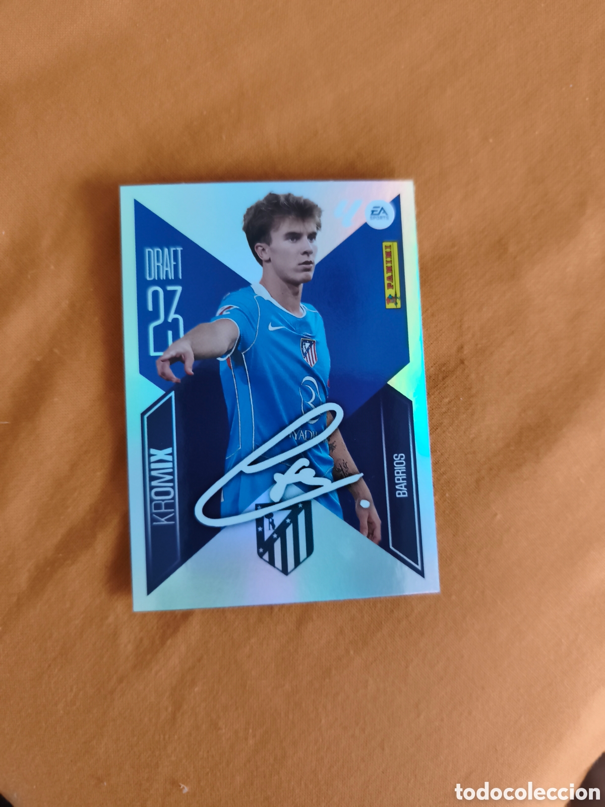 Cromos de f&uacute;tbol: CROMO N&Uacute;MERO K3 BARRIOS ATL&Eacute;TICO DE MADRID DRAFT 23 KROMIX. LIGA ESTE 26/27. PANINI.