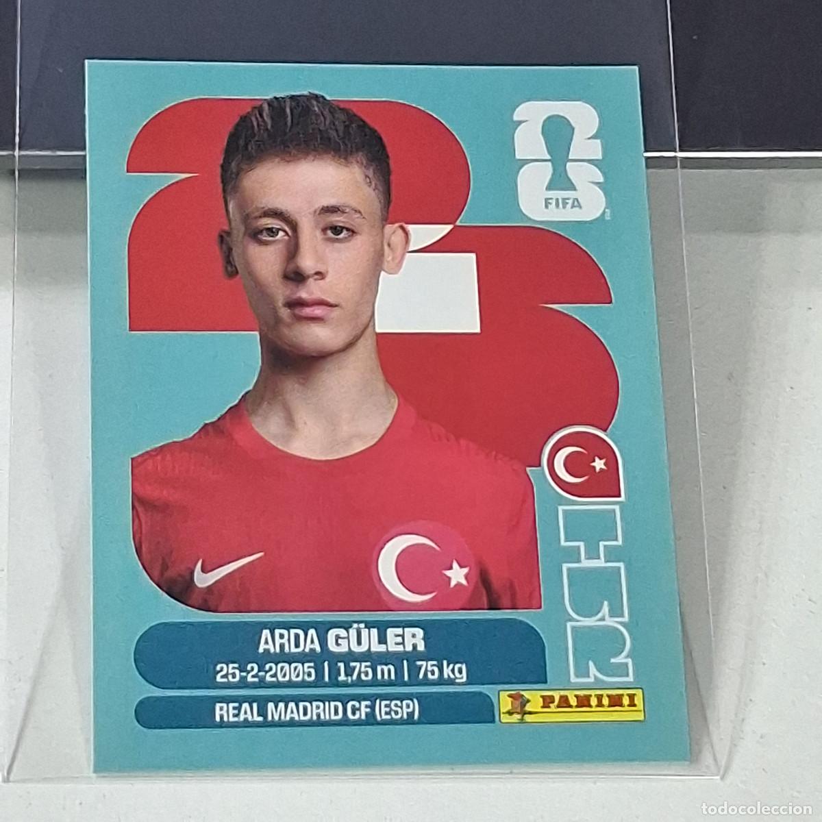 Cromos de f&uacute;tbol: B45 TUR14 ARDA G&Uuml;LER 14 TURQU&Iacute;A TURQUEY TUR MUNDIAL FIFA WORLD CUP 2026 STICKER PANINI