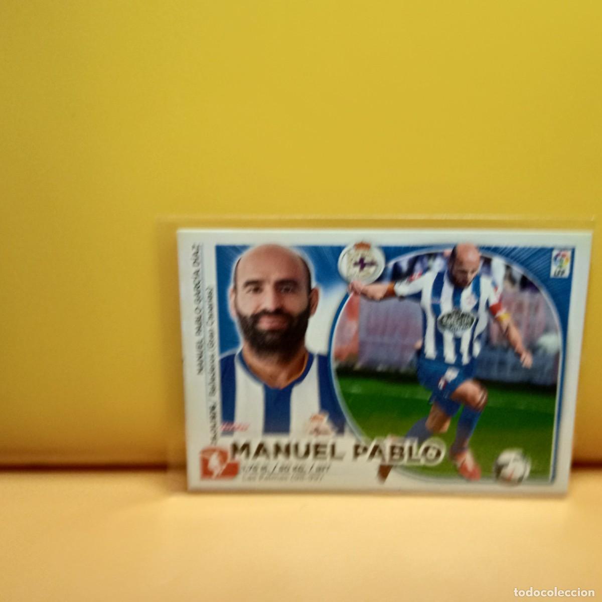 Cromos de f&uacute;tbol: EDICIONES ESTE 2014 2015 14 15 DEPORTIVO LA CORU&Ntilde;A MANUEL PABLO 4