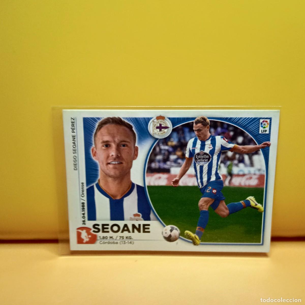 Cromos de f&uacute;tbol: EDICIONES ESTE 2014 2015 14 15 DEPORTIVO LA CORU&Ntilde;A SEOANE 8