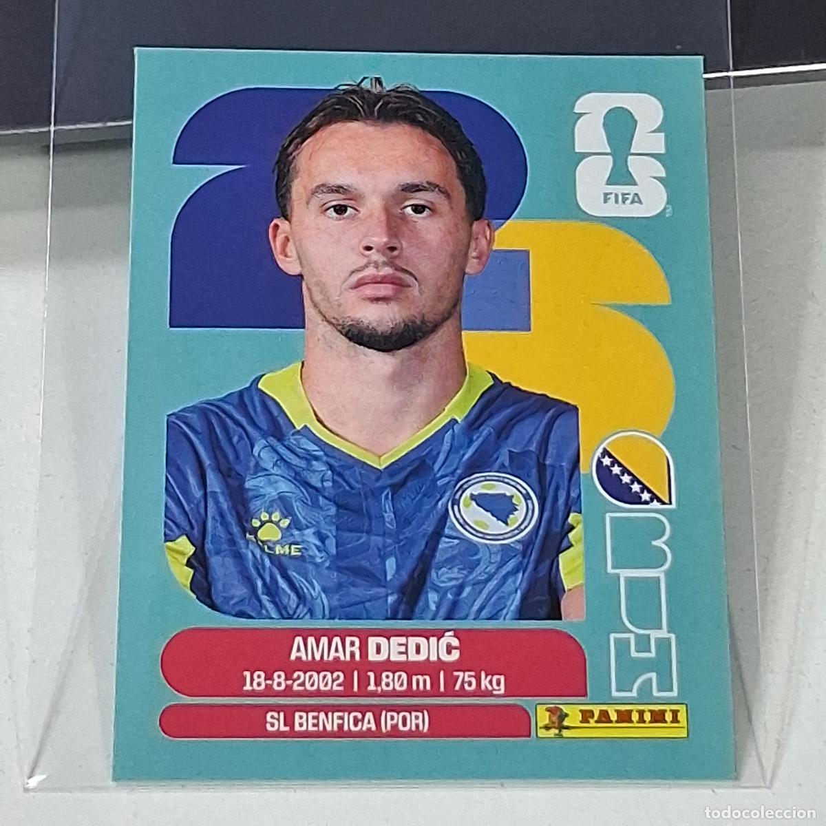 Cromos de f&uacute;tbol: B45 BIH3 BIH 3 AMAR DEDIC BOSNIA HERZEGOVINA MUNDIAL FIFA WORLD CUP 2026 STICKER PANINI
