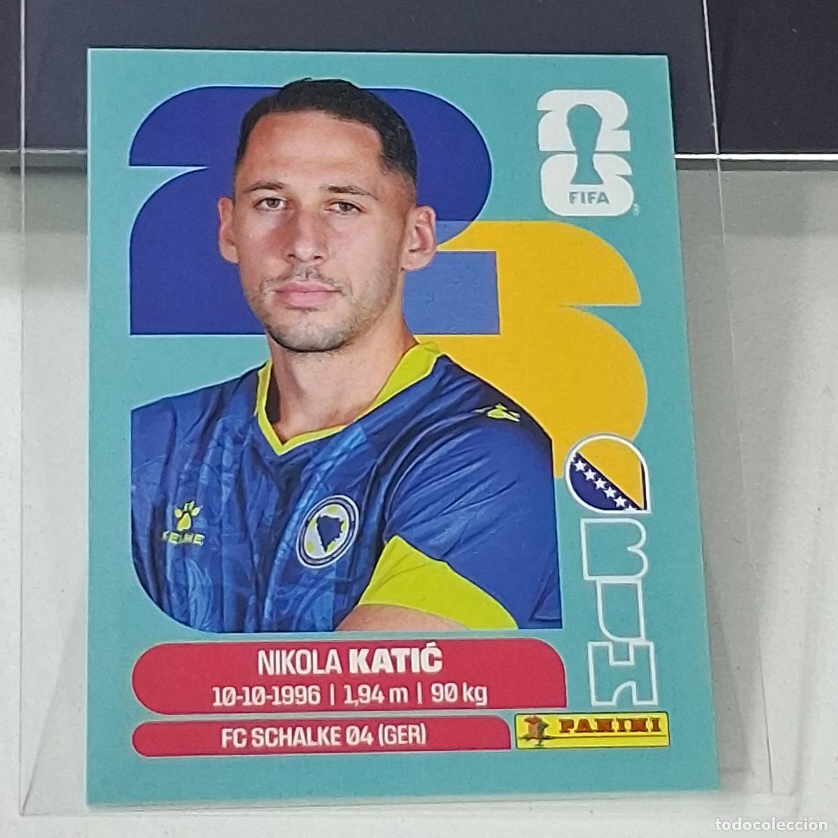 Cromos de f&uacute;tbol: B45 BIH 7 BIH7 NIKOLA KATIC BOSNIA HERZEGOVINA MUNDIAL FIFA WORLD CUP 2026 STICKER PANINI