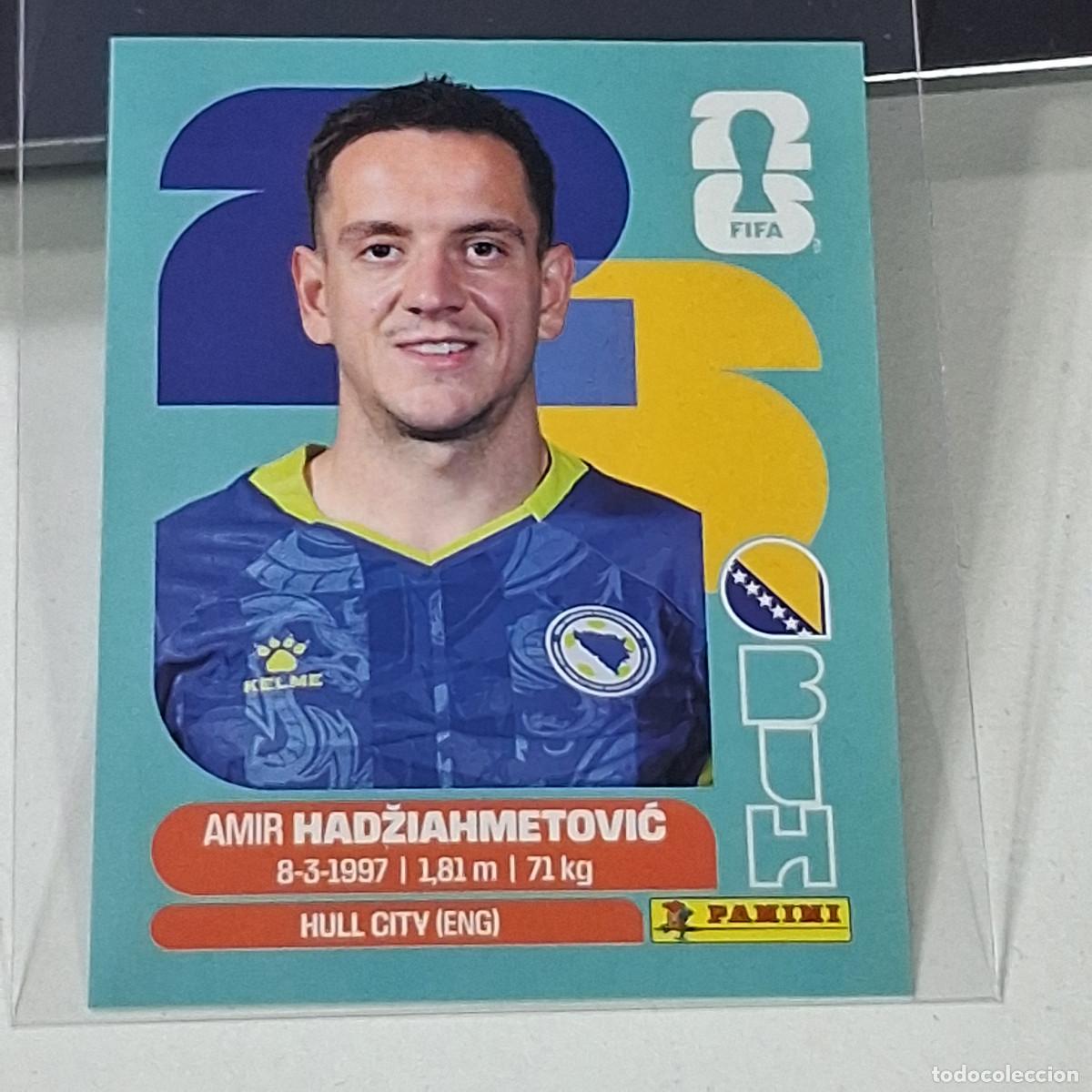 Cromos de f&uacute;tbol: B45 BIH 8 BIH8 AMIR HADZIAHMETOVIC BIH BOSNIA HERZEGOVINA MUNDIAL FIFA WORLD CUP 2026 STICKER PANINI
