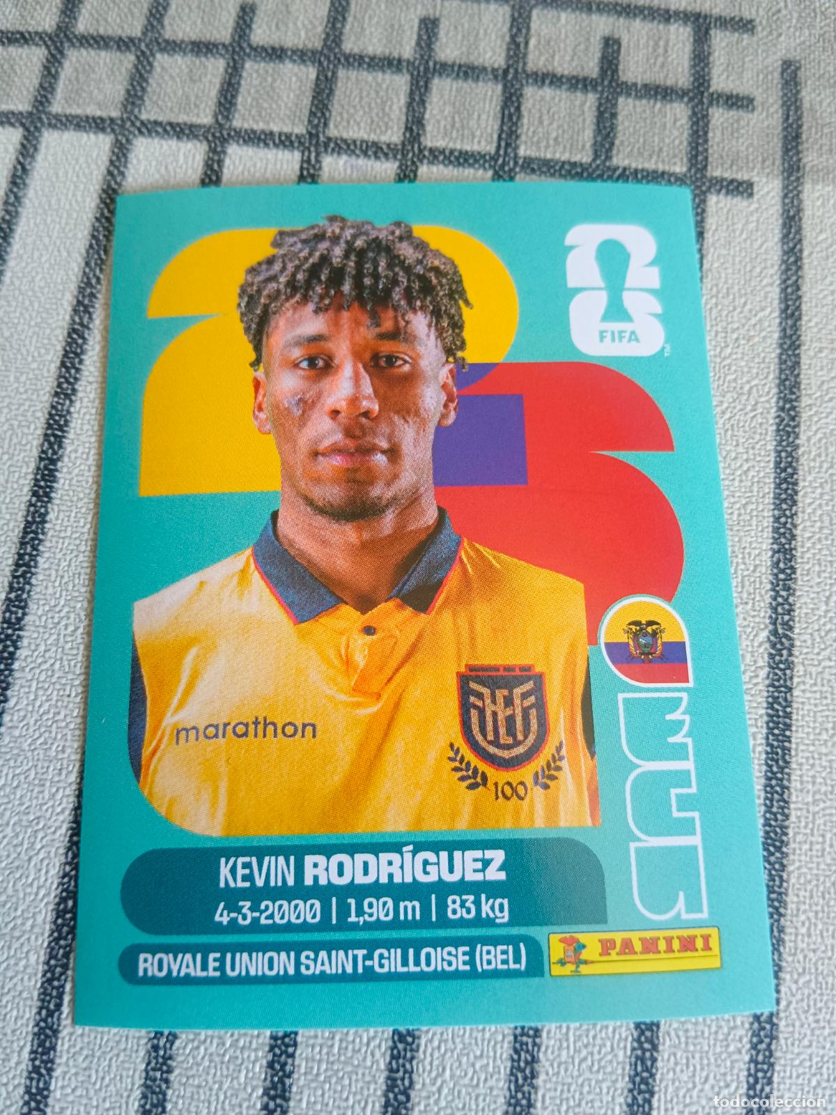 Cartes &agrave; collectionner de Football: MUNDIAL 2026 ESTADOS UNIDOS USA MEXICO MEJICO CANADA ECU 19 ECU19 KEVIN RODRIGUEZ ECUADOR FIFA