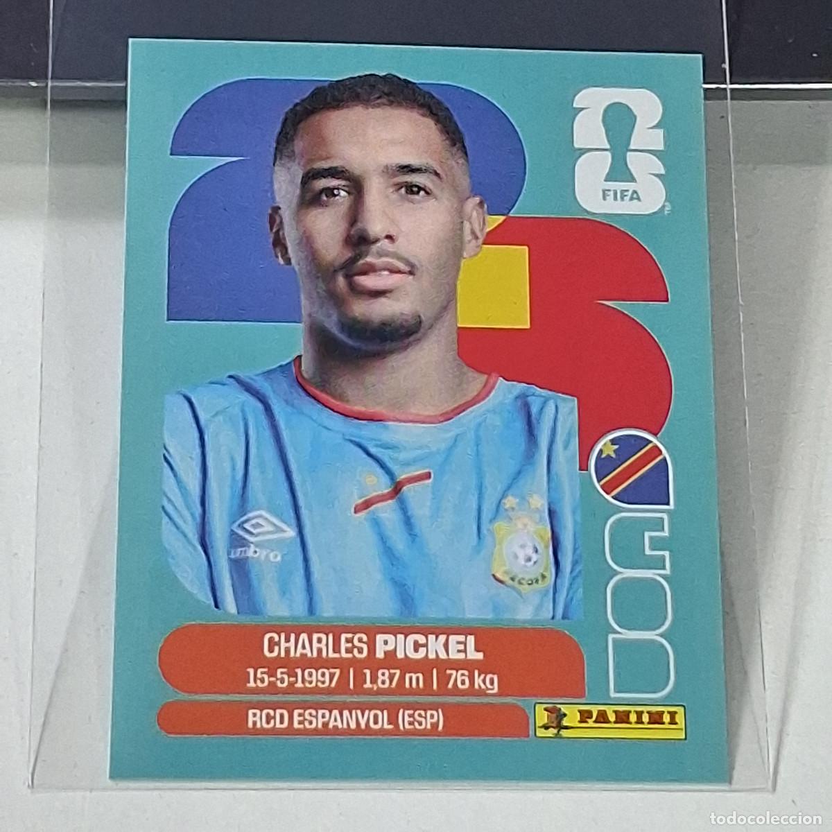 Cromos de f&uacute;tbol: B45 COD 8 COD8 CHARLES PICKEL REPUBLICA CONGO MUNDIAL FIFA WORLD CUP 2026 STICKER PANINI