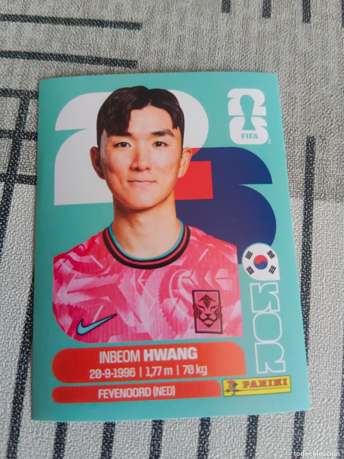Cromos de f&uacute;tbol: MUNDIAL 2026 ESTADOS UNIDOS USA MEXICO MEJICO CANADA KOR 11 KOR11 INBEOM HWANG COREA DEL SUR FIFA