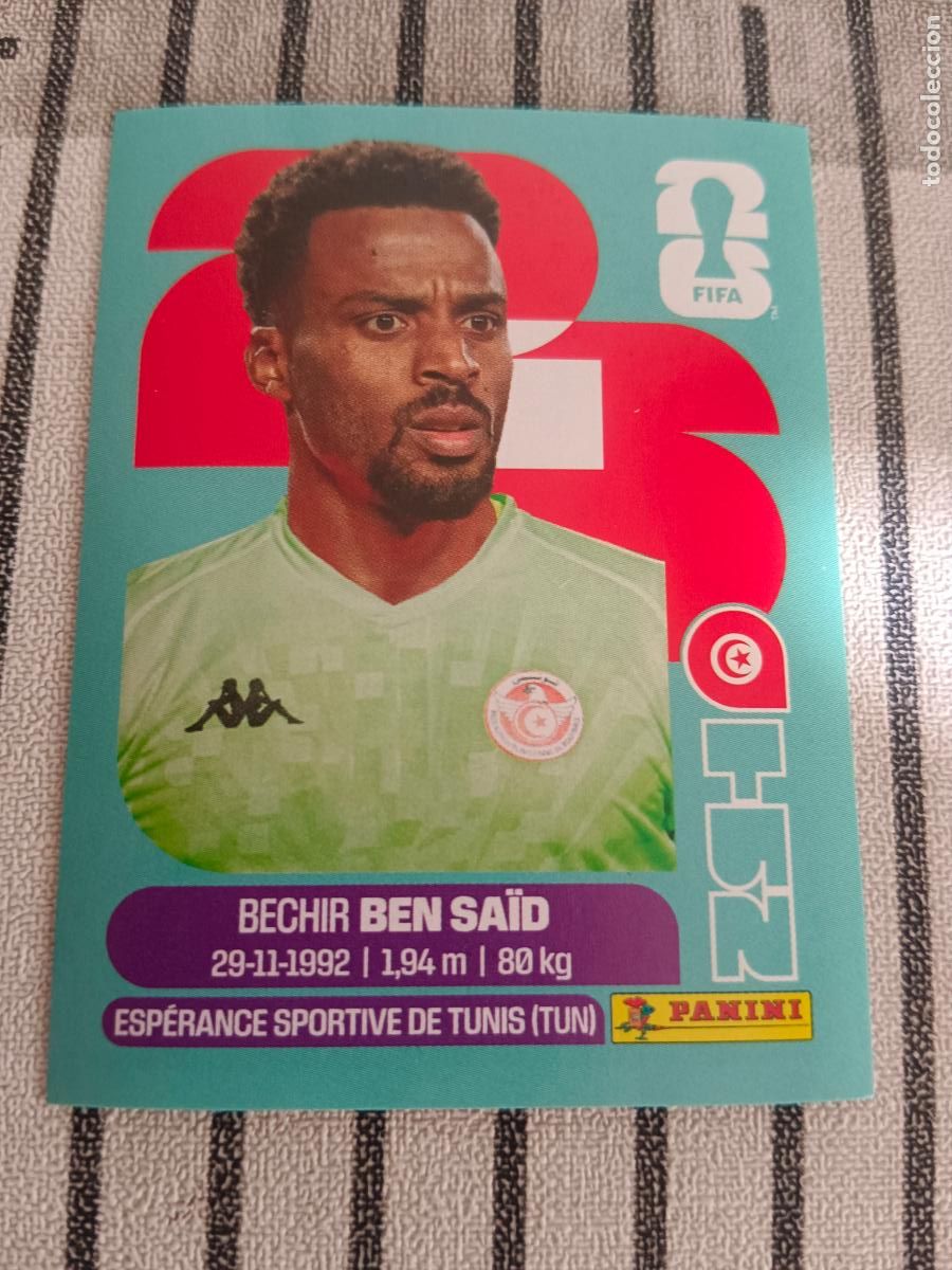 Cromos de f&uacute;tbol: MUNDIAL 2026 ESTADOS UNIDOS USA MEXICO MEJICO CANADA TUN 2 TUN2 BEN SAID TUNEZ FIFA