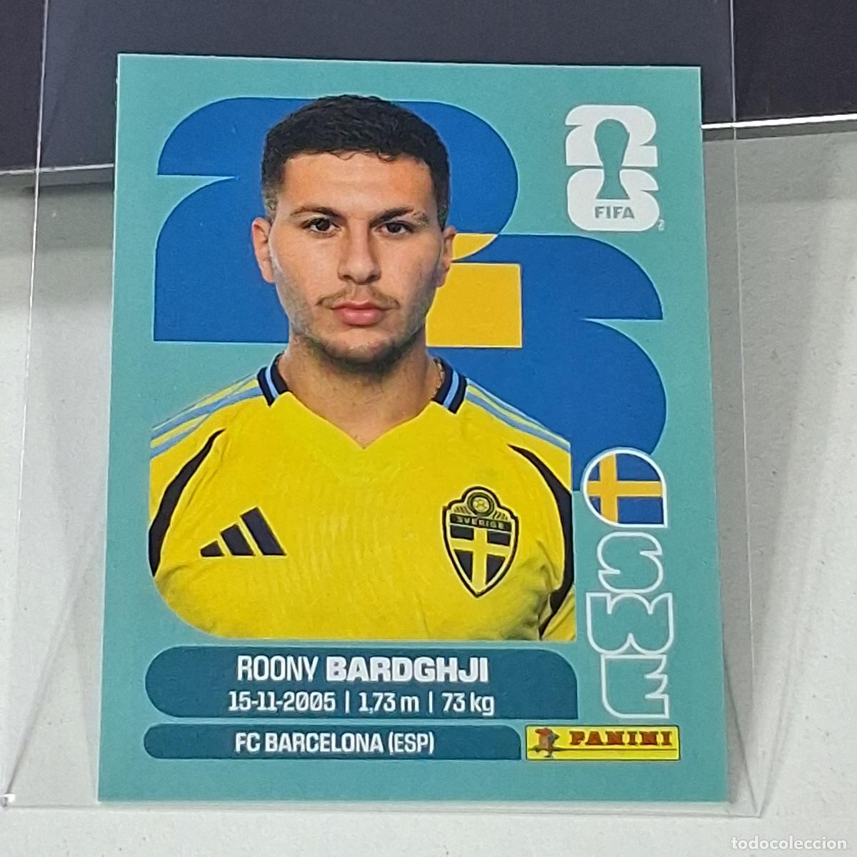 Cromos de f&uacute;tbol: B45 SWE 16 SWE16 ROONY BARDGHJI SUECIA SWEDEN MUNDIAL FIFA WORLD CUP 2026 STICKER PANINI