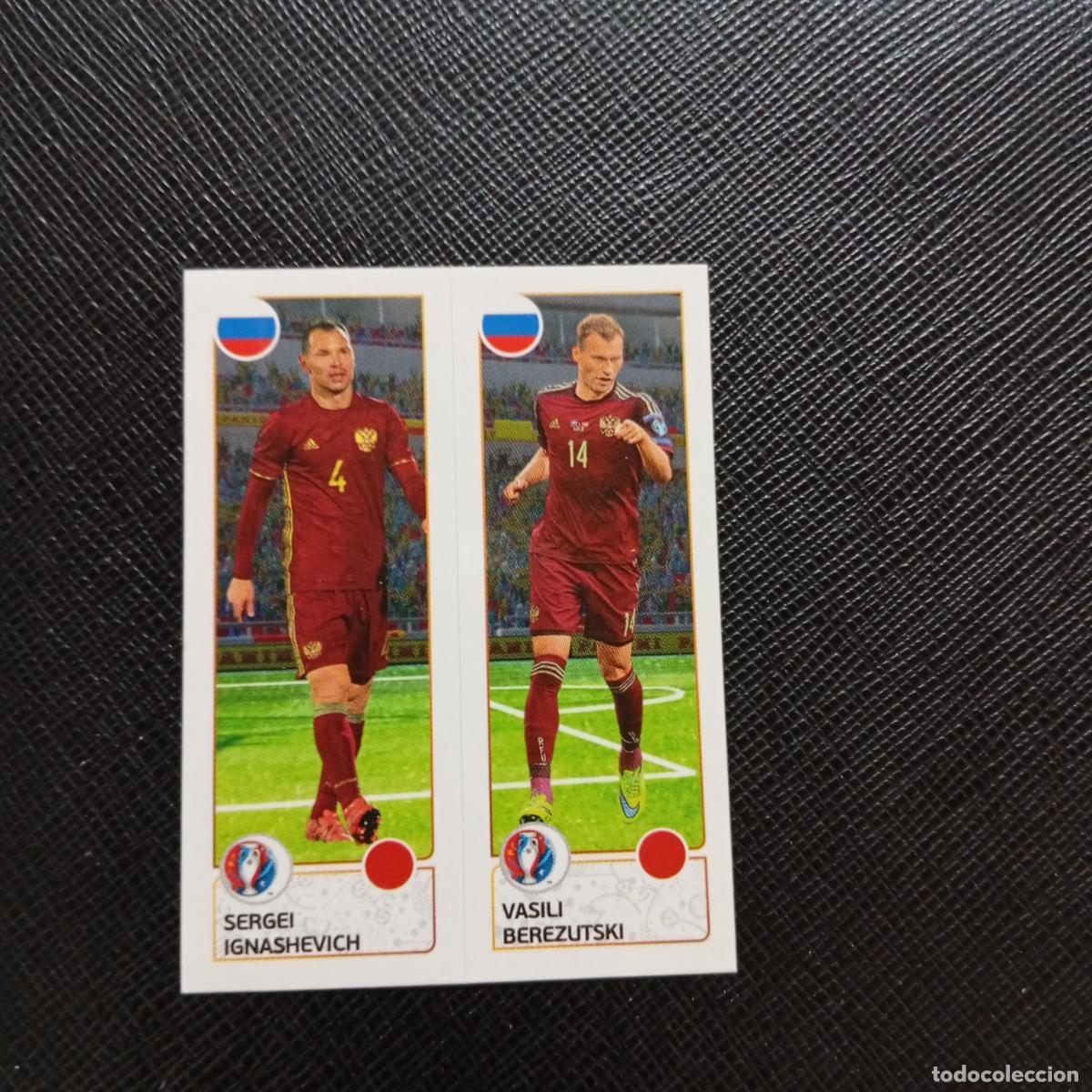 Cromos de f&uacute;tbol: 157 IGNASHEVICH BEREZUTSKI RUSIA PANINI EURO EUROCOPA FRANCIA 2016 CROMO FUTBOL 16 - SIN PEGAR