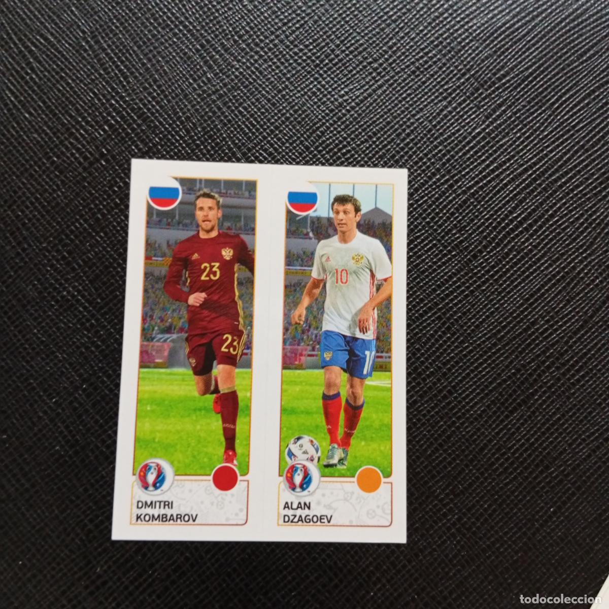 Cromos de f&uacute;tbol: 158 KOMBAROV DZAGOEV RUSIA PANINI EURO EUROCOPA FRANCIA 2016 CROMO FUTBOL 16 - SIN PEGAR