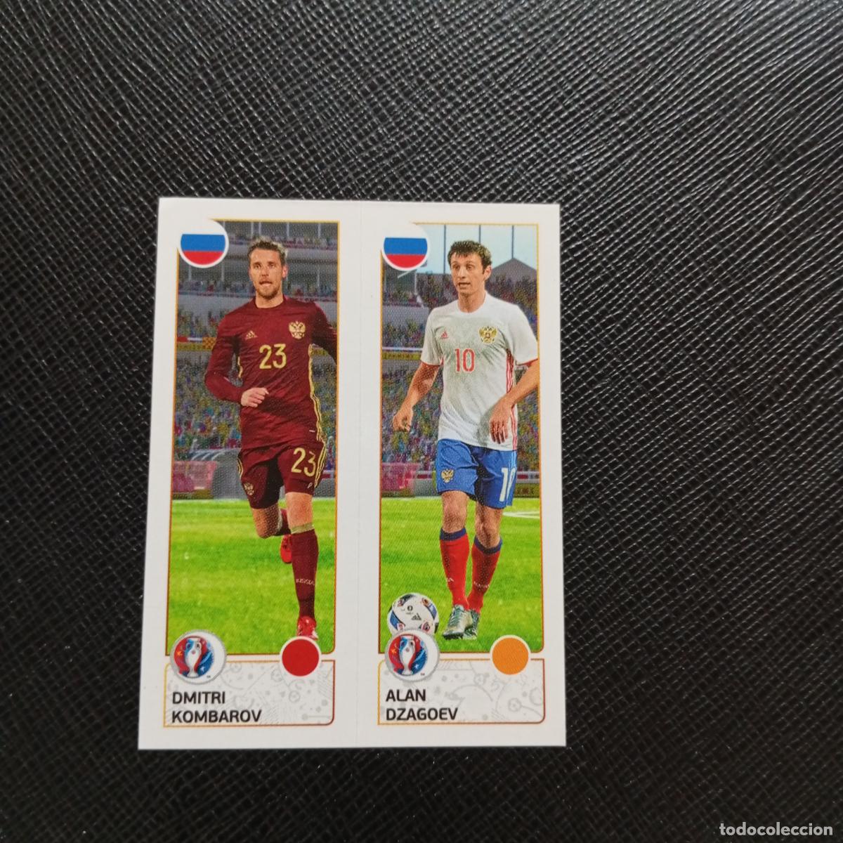Cromos de f&uacute;tbol: 158 KOMBAROV DZAGOEV RUSIA PANINI EURO EUROCOPA FRANCIA 2016 CROMO FUTBOL 16 - SIN PEGAR