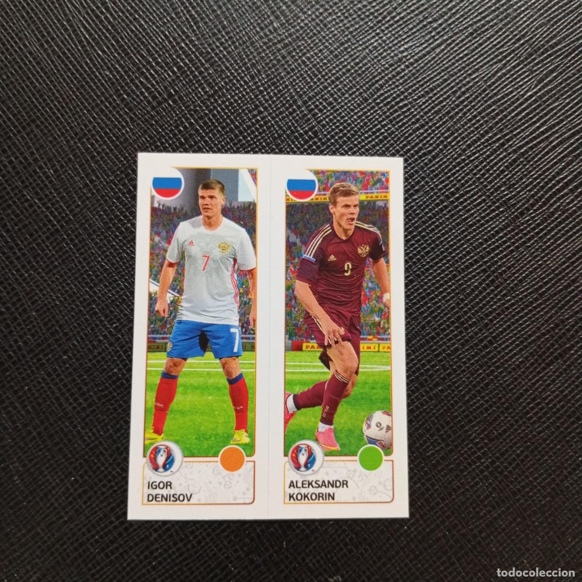 Cromos de f&uacute;tbol: 159 DENISOV KOKORIN RUSIA PANINI EURO EUROCOPA FRANCIA 2016 CROMO FUTBOL 16 - SIN PEGAR