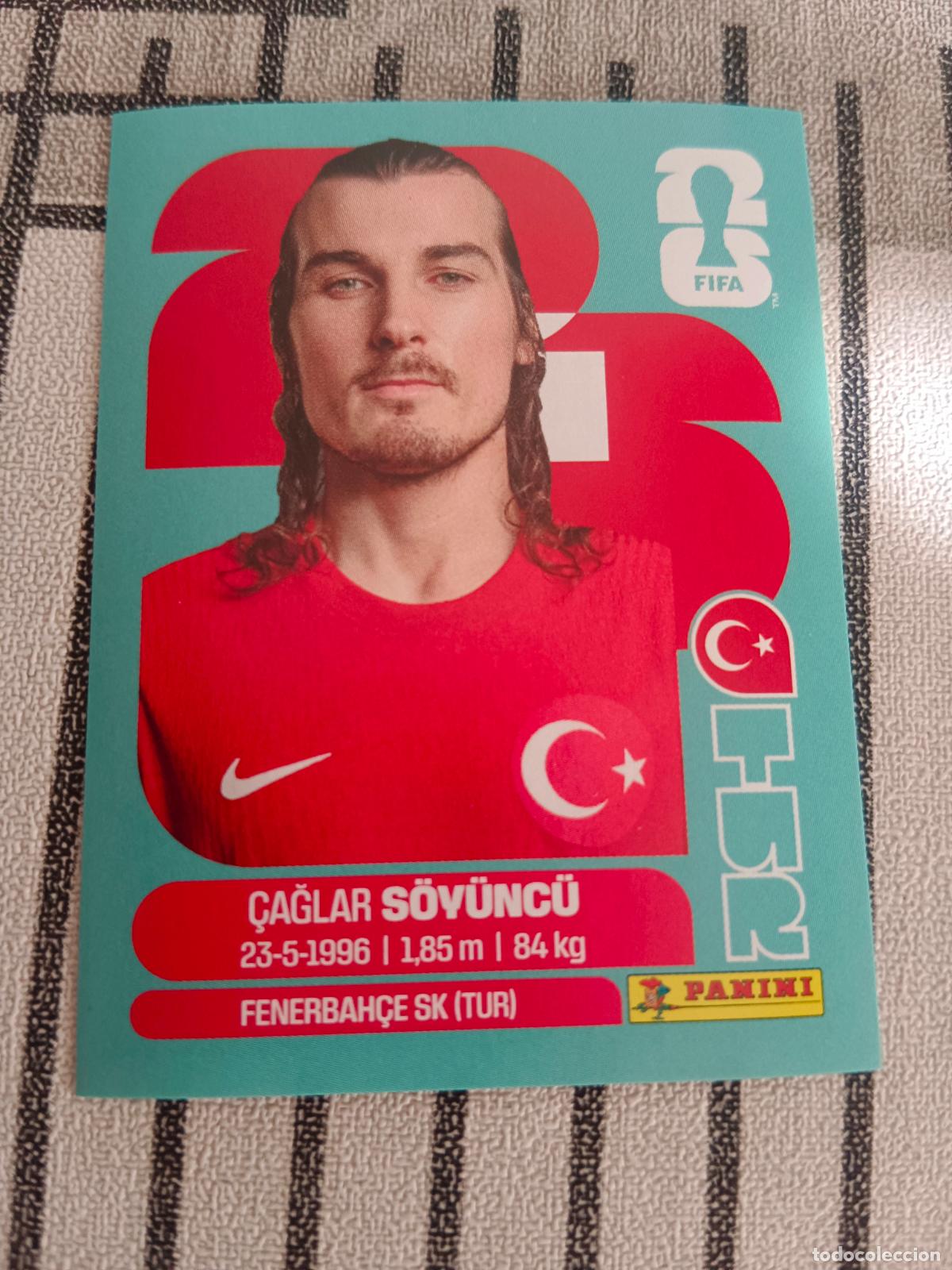 Cromos de f&uacute;tbol: MUNDIAL 2026 ESTADOS UNIDOS USA MEXICO MEJICO CANADA TUR 6 TUR6 CAGLAR SOYUNCU TURQUIA FIFA