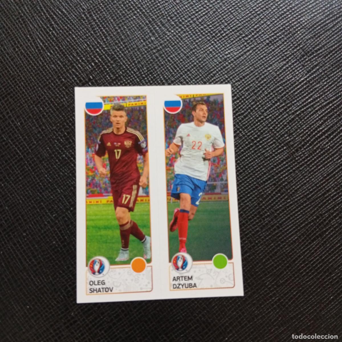 Cromos de f&uacute;tbol: 160 SHATOV DZYUBA RUSIA PANINI EURO EUROCOPA FRANCIA 2016 CROMO FUTBOL 16 - SIN PEGAR