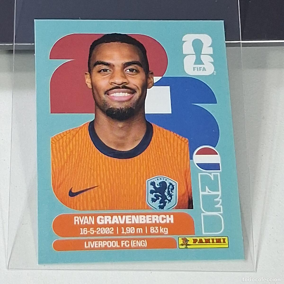 Cromos de f&uacute;tbol: B45 NED11 RYAN GRAVENBERCH 11 PA&Iacute;SES BAJOS HOLANDA NED MUNDIAL FIFA WORLD CUP 2026 STICKER PANINI