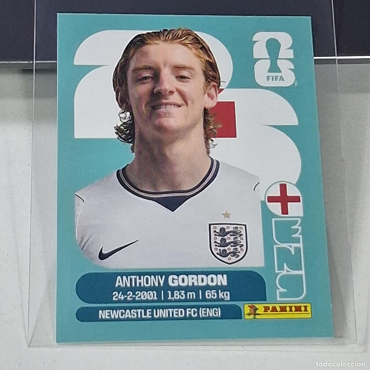 Cromos de f&uacute;tbol: B45 ENG15 ANTHONY GORDON ENG 15 INGLATERRA ENGLAND ENG MUNDIAL FIFA WORLD CUP 2026 STICKER PANINI