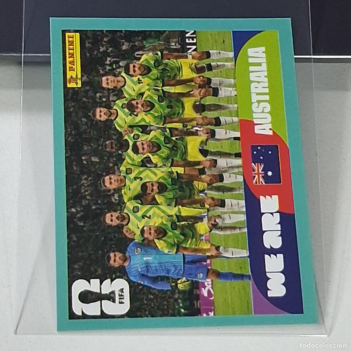 Football Stickers: B45 AUS 13 AUS13 PLANTILLA AUSTRALIA TEAM MUNDIAL FIFA WORLD CUP 2026 STICKER PANINI