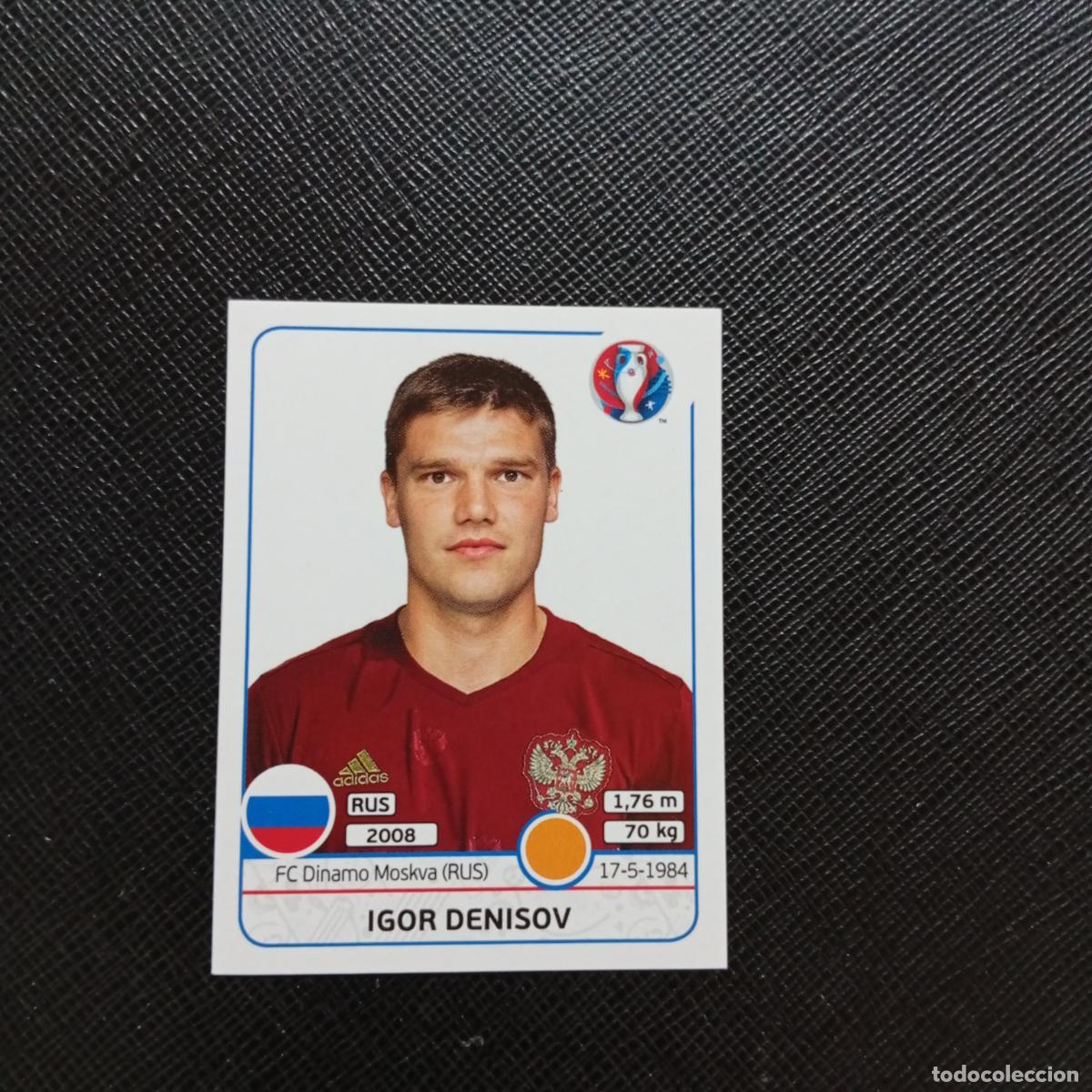 Football Stickers: 170 IGOR DENISOV RUSIA PANINI EURO EUROCOPA FRANCIA 2016 CROMO FUTBOL 16 - SIN PEGAR