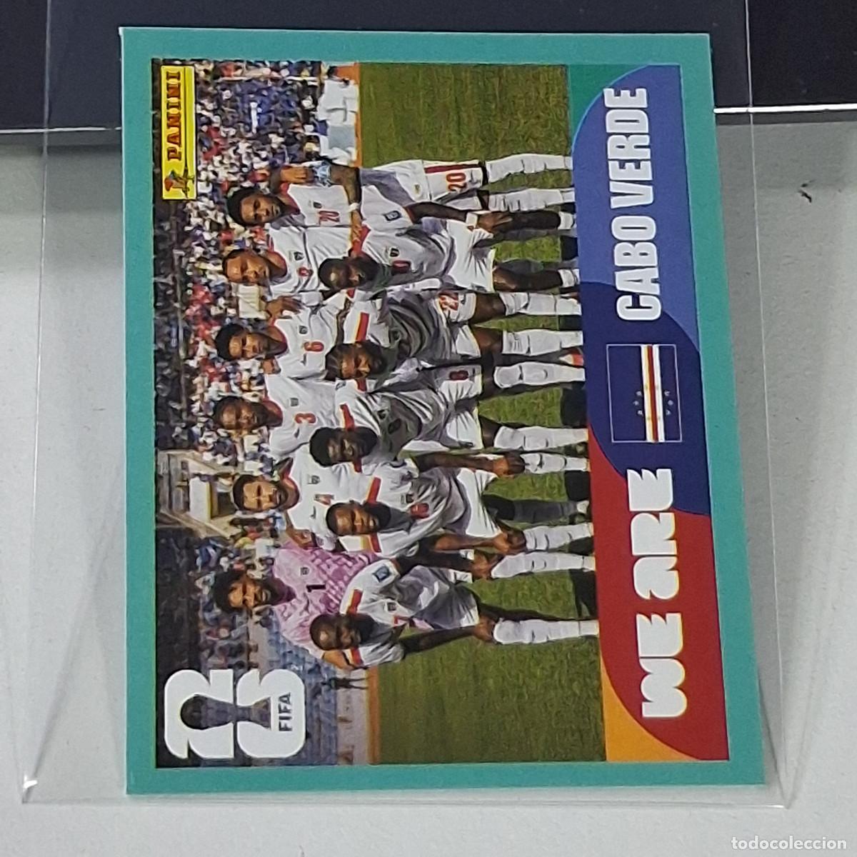 Football Stickers: B45 CPV13 TEAM PHOTO EQUIPO 13 CABO VERDE CAPE CPV MUNDIAL FIFA WORLD CUP 2026 STICKER PANINI