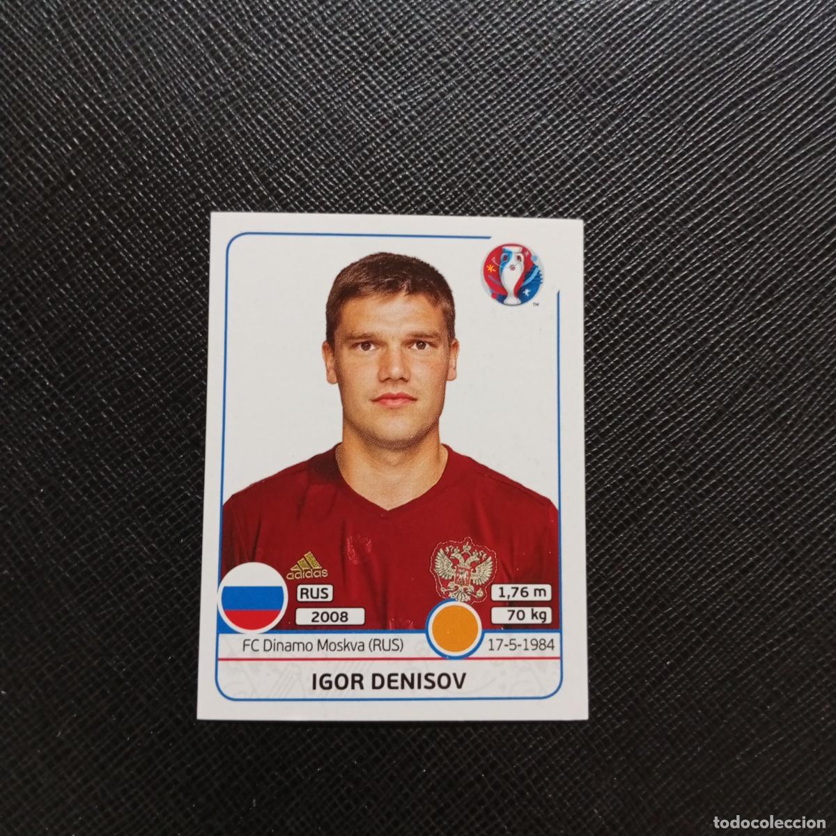 Football Stickers: 170 IGOR DENISOV RUSIA PANINI EURO EUROCOPA FRANCIA 2016 CROMO FUTBOL 16 - SIN PEGAR B