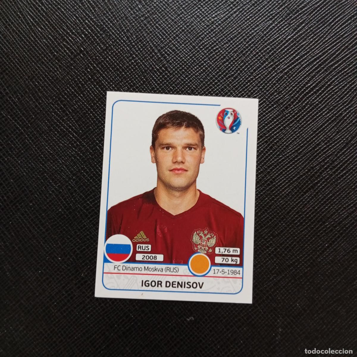 Football Stickers: 170 IGOR DENISOV RUSIA PANINI EURO EUROCOPA FRANCIA 2016 CROMO FUTBOL 16 - SIN PEGAR B