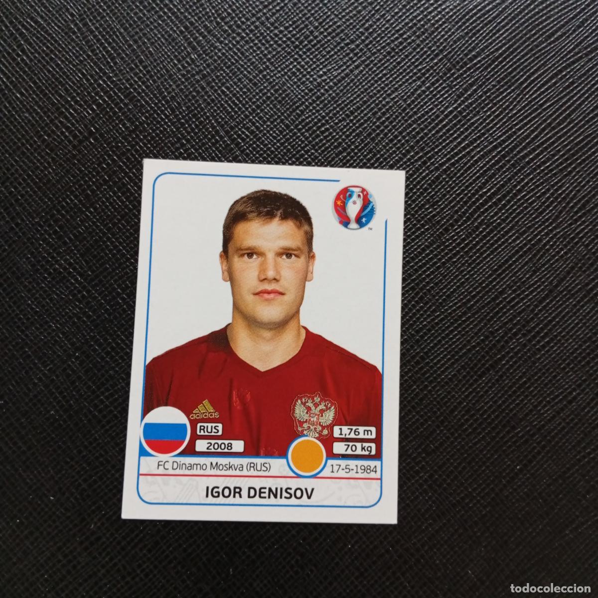 Football Stickers: 170 IGOR DENISOV RUSIA PANINI EURO EUROCOPA FRANCIA 2016 CROMO FUTBOL 16 - SIN PEGAR