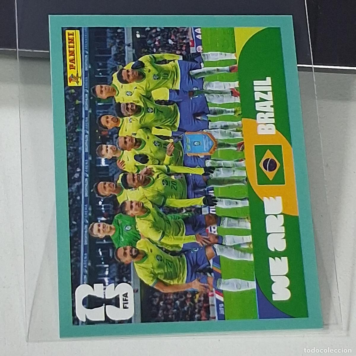 Fu&szlig;ball-Sticker: B45 BRA13 TEAM PHOTO EQUIPO 13 BRAZIL BRASIL BRA MUNDIAL FIFA WORLD CUP 2026 STICKER PANINI