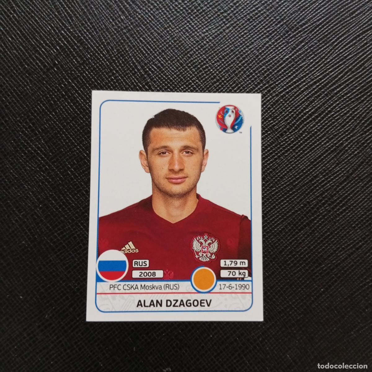 Fu&szlig;ball-Sticker: 171 ALAN DZAGOEV RUSIA PANINI EURO EUROCOPA FRANCIA 2016 CROMO FUTBOL 16 - SIN PEGAR