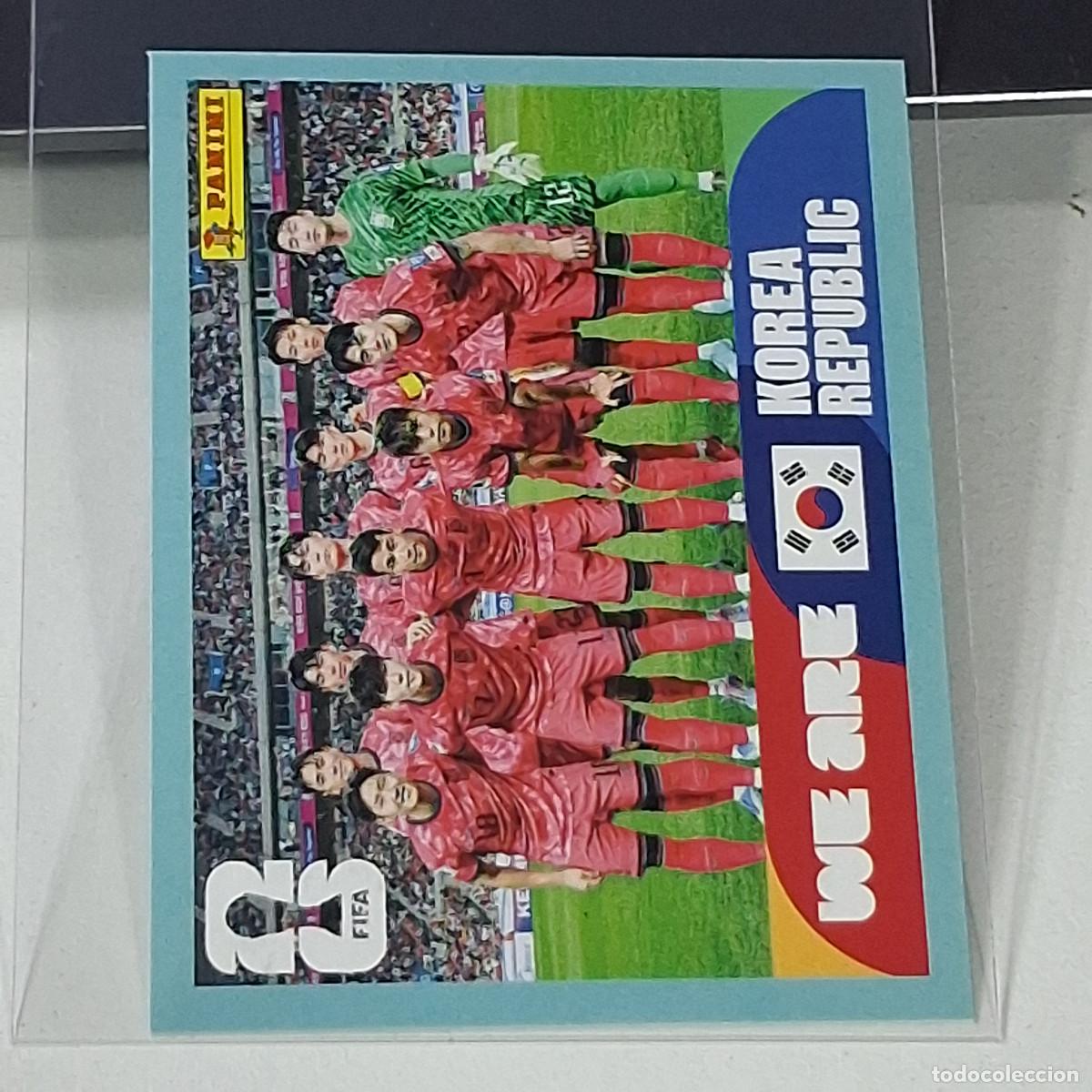 Cartes &agrave; collectionner de Football: B45 KOR13 TEAM PHOTO EQUIPO 13 COREA DEL SUR KOR MUNDIAL FIFA WORLD CUP 2026 STICKER PANINI