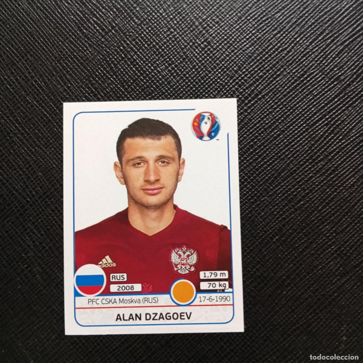 Cartes &agrave; collectionner de Football: 171 ALAN DZAGOEV RUSIA PANINI EURO EUROCOPA FRANCIA 2016 CROMO FUTBOL 16 - SIN PEGAR