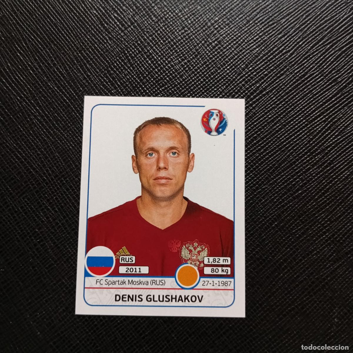 Cartes &agrave; collectionner de Football: 173 DENIS GLUSHAKOV RUSIA PANINI EURO EUROCOPA FRANCIA 2016 CROMO FUTBOL 16 - SIN PEGAR
