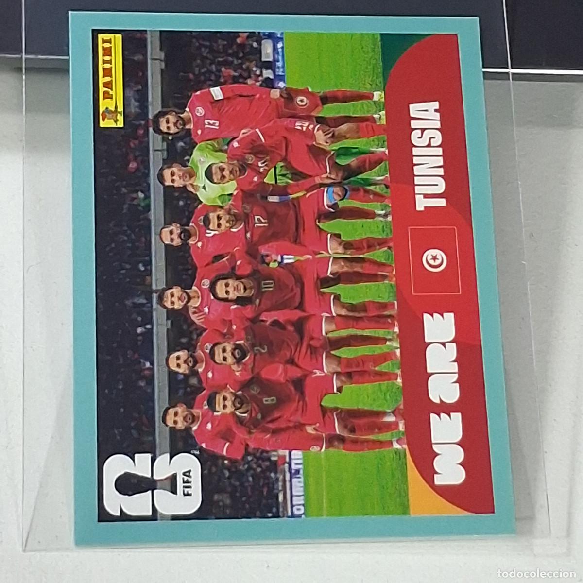 Cartes &agrave; collectionner de Football: B45 TUN13 TEAM PHOTO EQUIPO 13 T&Uacute;NEZ TUNISIA TUN MUNDIAL FIFA WORLD CUP 2026 STICKER PANINI
