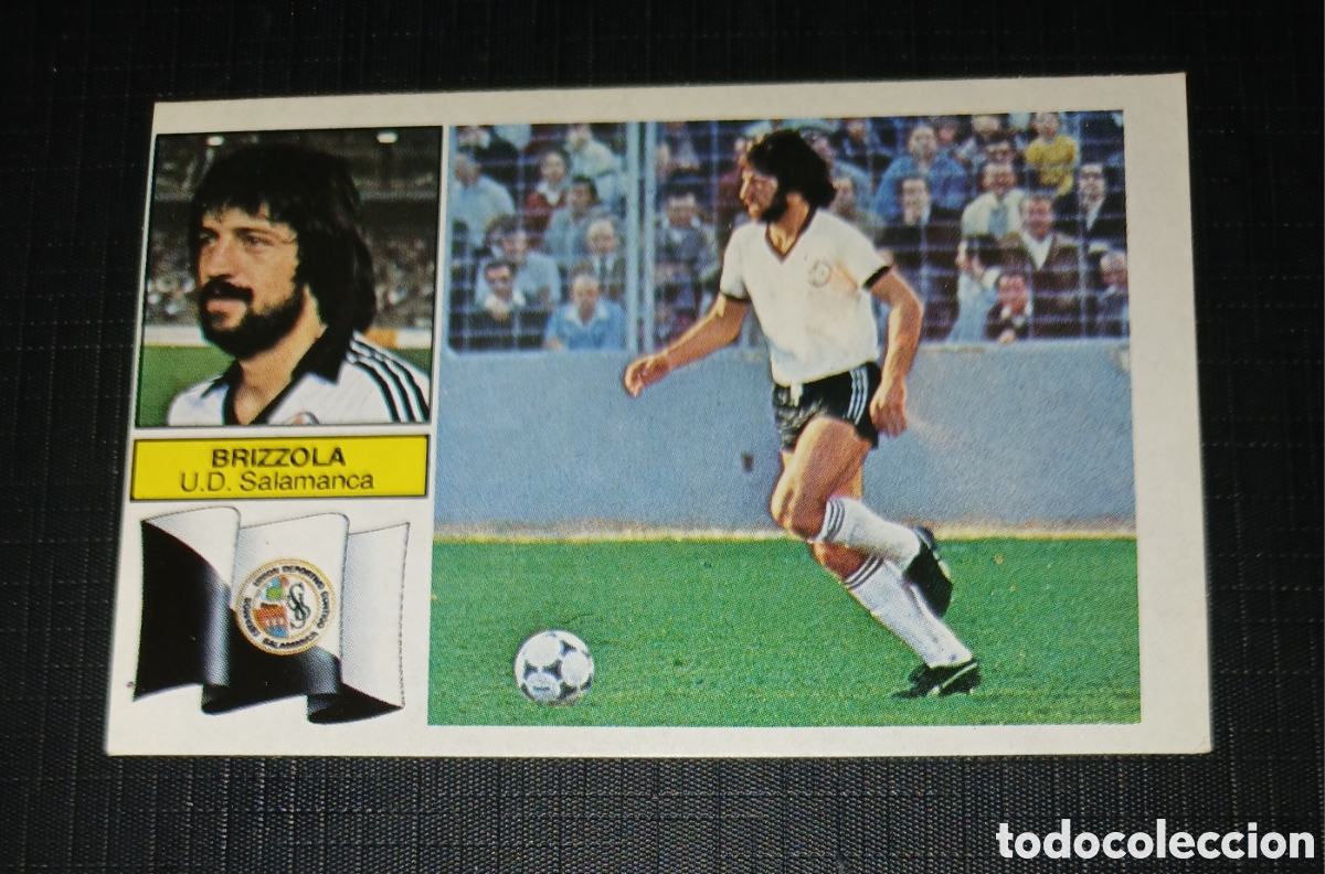 Cartes &agrave; collectionner de Football: Cromo Brizzola U.D. Salamanca Ed. Este Liga 1982 1983 82-83 Sin pegar, nunca pegado