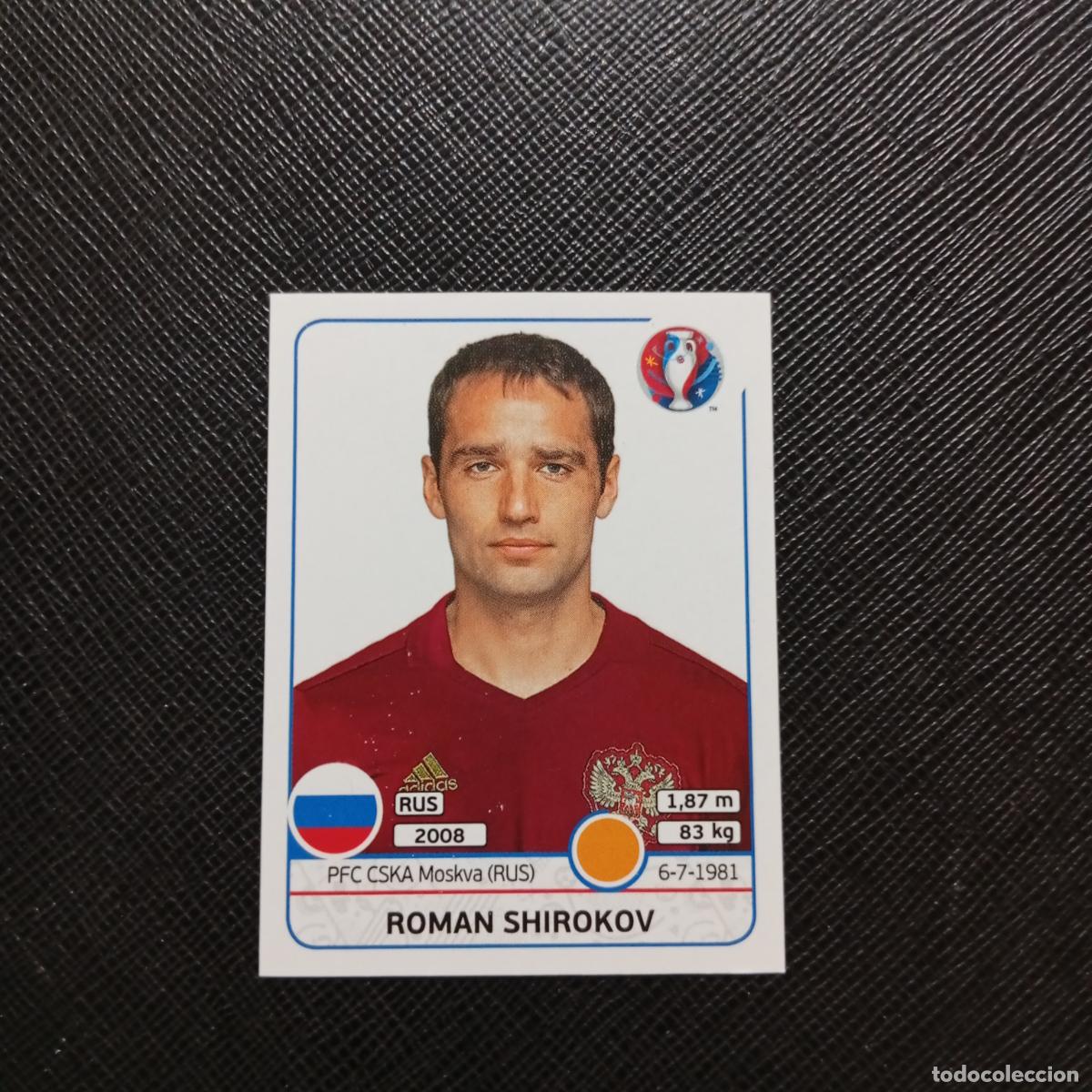 Fu&szlig;ball-Sticker: 174 ROMAN SHIROKOV RUSIA PANINI EURO EUROCOPA FRANCIA 2016 CROMO FUTBOL 16 - SIN PEGAR