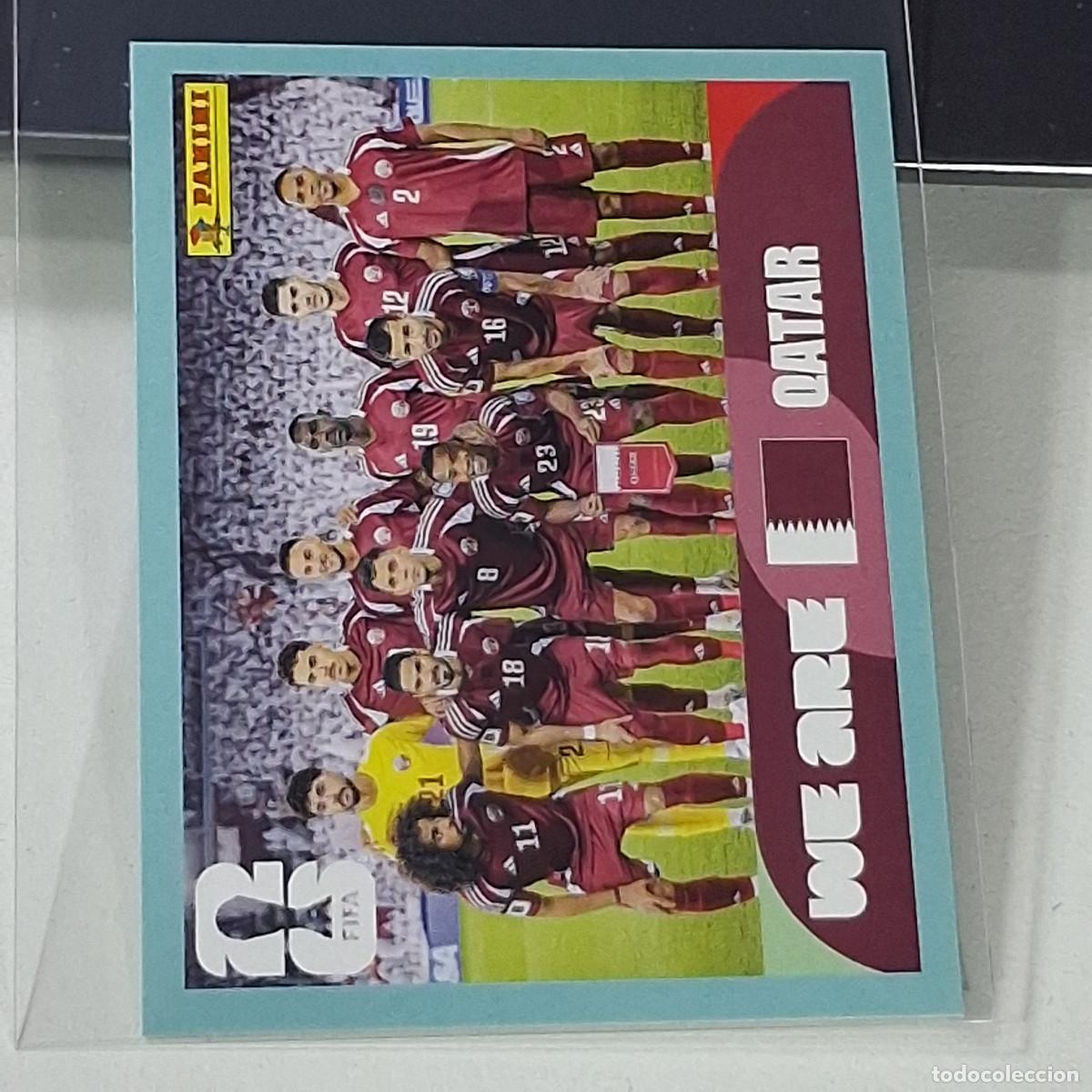 Fu&szlig;ball-Sticker: B45 QAT13 TEAM PHOTO EQUIPO 13 QATAR CATAR QAT MUNDIAL FIFA WORLD CUP 2026 STICKER PANINI