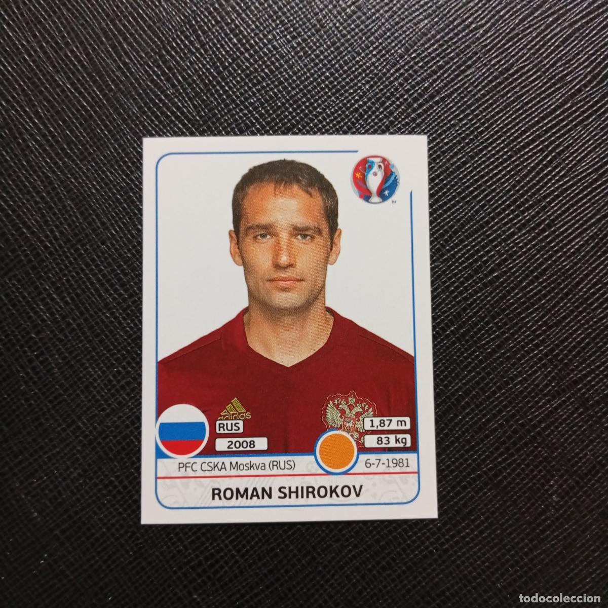 Fu&szlig;ball-Sticker: 174 ROMAN SHIROKOV RUSIA PANINI EURO EUROCOPA FRANCIA 2016 CROMO FUTBOL 16 - SIN PEGAR