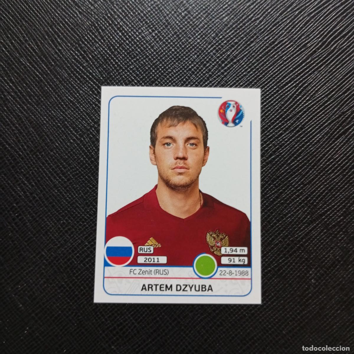 Cromos de Futebol: 179 DZYUBA RUSIA PANINI EURO EUROCOPA FRANCIA 2016 CROMO FUTBOL 16 - SIN PEGAR