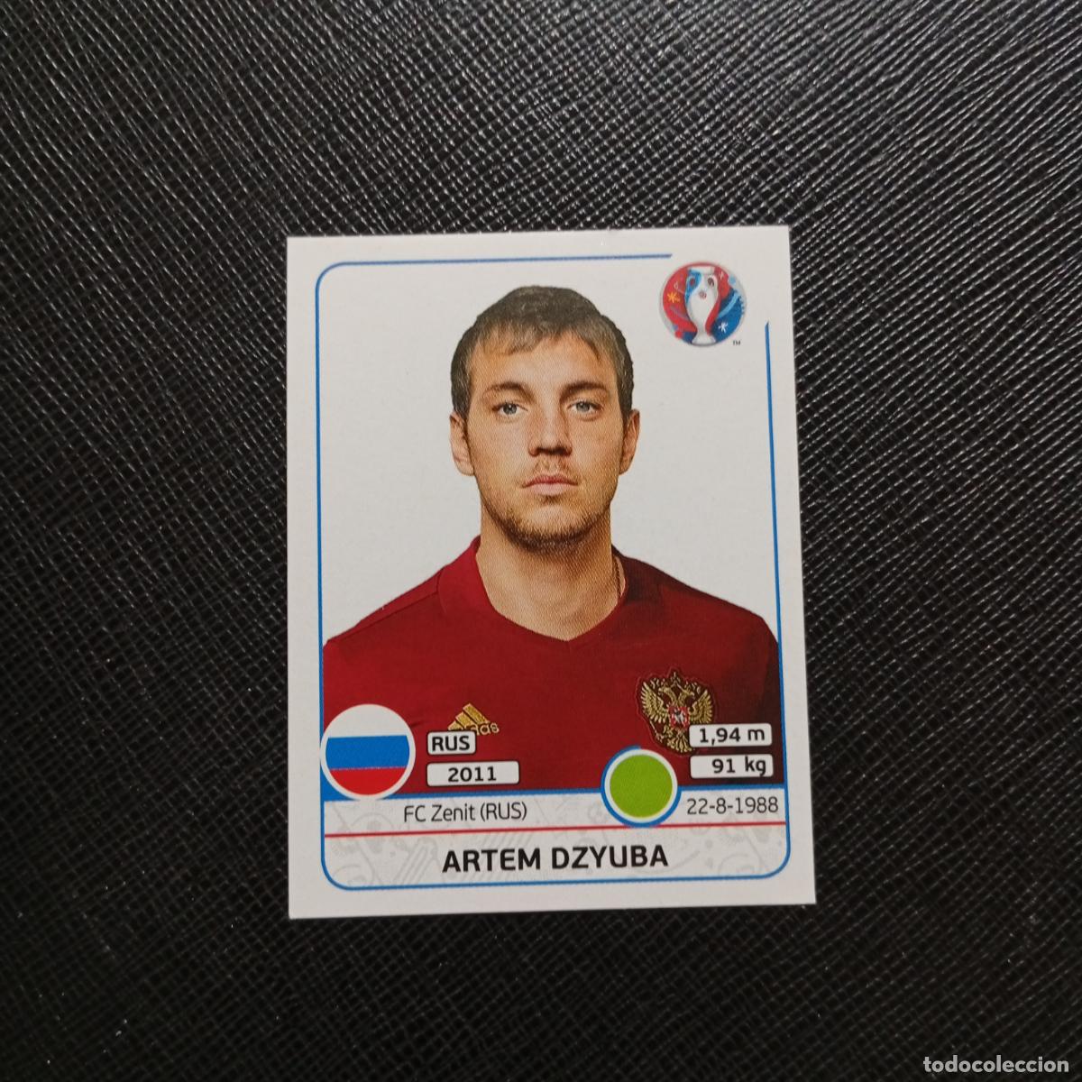 Cromos de Futebol: 179 DZYUBA RUSIA PANINI EURO EUROCOPA FRANCIA 2016 CROMO FUTBOL 16 - SIN PEGAR