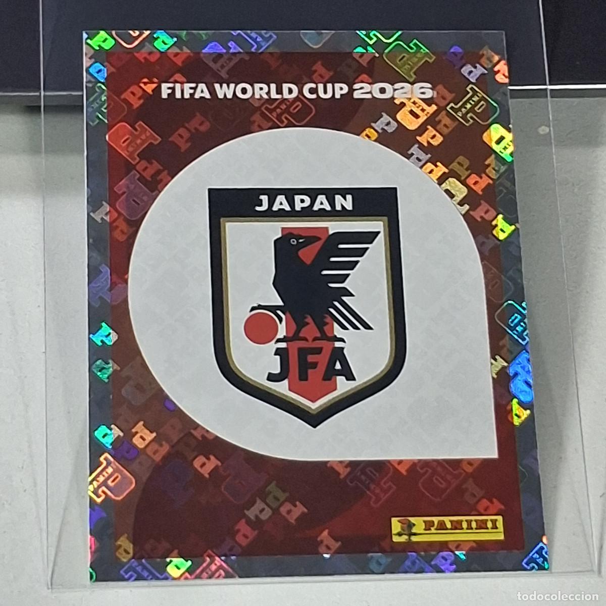 Fu&szlig;ball-Sticker: B45 JPN1 EMBLEM ESCUDO 1 JAP&Oacute;N JPN JAPAN MUNDIAL FIFA WORLD CUP 2026 STICKER PANINI