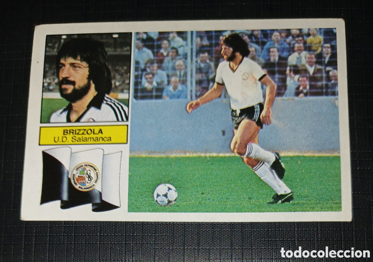 Fu&szlig;ball-Sticker: Cromo Brizzola U.D. Salamanca Ed. Este Liga 1982 1983 82-83 Sin pegar, nunca pegado