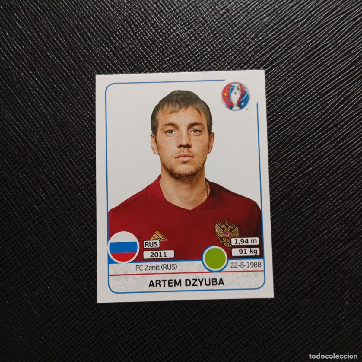 Fu&szlig;ball-Sticker: 179 DZYUBA RUSIA PANINI EURO EUROCOPA FRANCIA 2016 CROMO FUTBOL 16 - SIN PEGAR