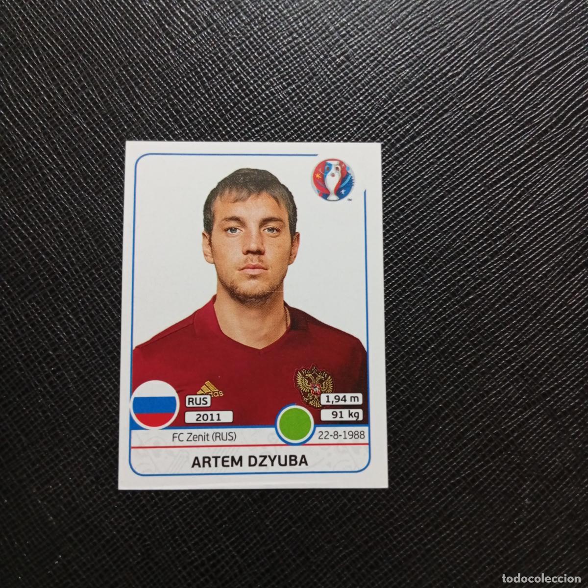 Fu&szlig;ball-Sticker: 179 DZYUBA RUSIA PANINI EURO EUROCOPA FRANCIA 2016 CROMO FUTBOL 16 - SIN PEGAR