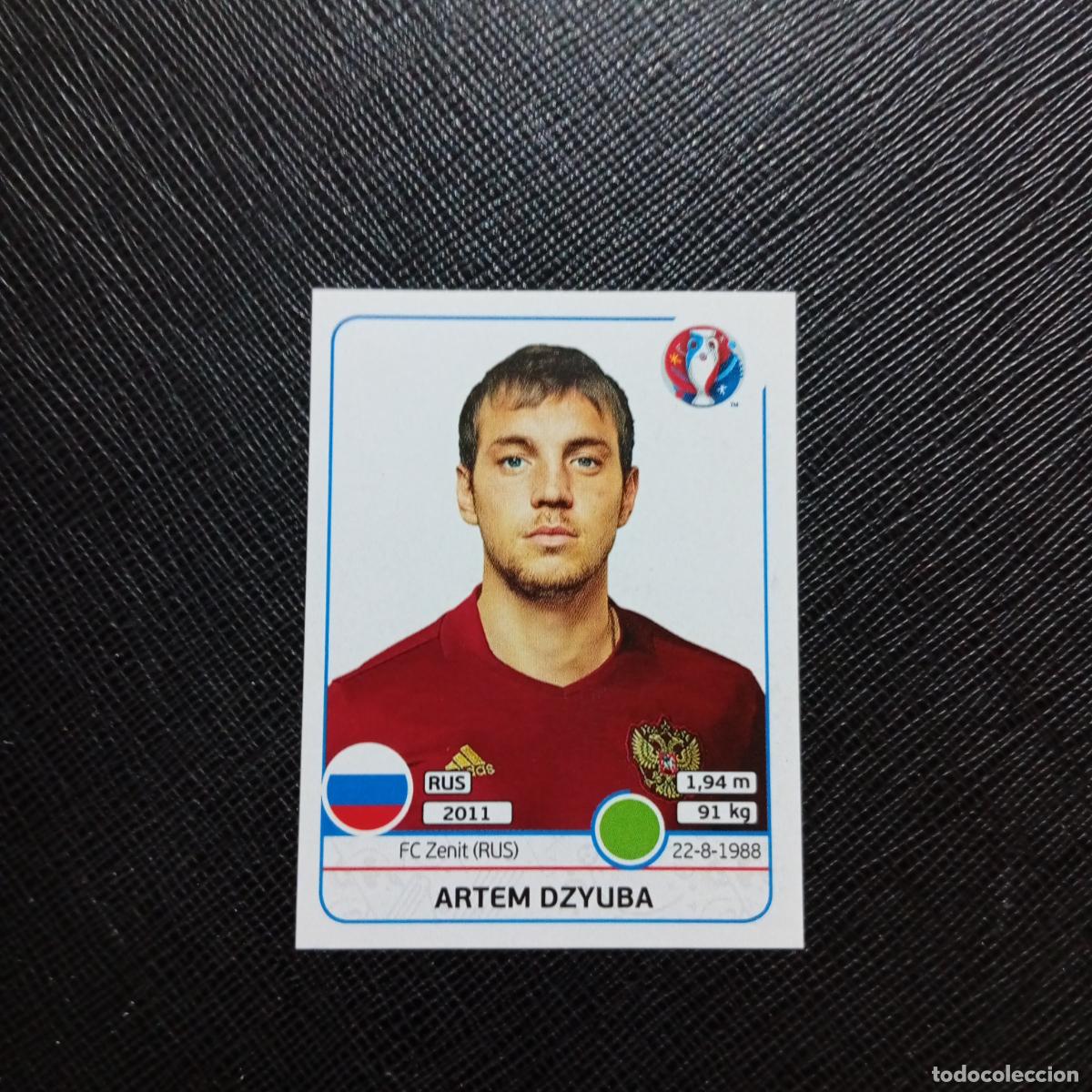 Fu&szlig;ball-Sticker: 179 DZYUBA RUSIA PANINI EURO EUROCOPA FRANCIA 2016 CROMO FUTBOL 16 - SIN PEGAR