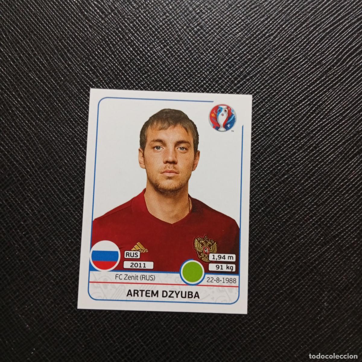 Fu&szlig;ball-Sticker: 179 DZYUBA RUSIA PANINI EURO EUROCOPA FRANCIA 2016 CROMO FUTBOL 16 - SIN PEGAR