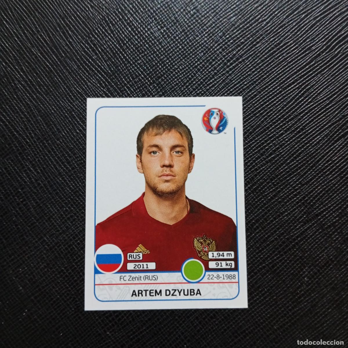 Fu&szlig;ball-Sticker: 179 DZYUBA RUSIA PANINI EURO EUROCOPA FRANCIA 2016 CROMO FUTBOL 16 - SIN PEGAR