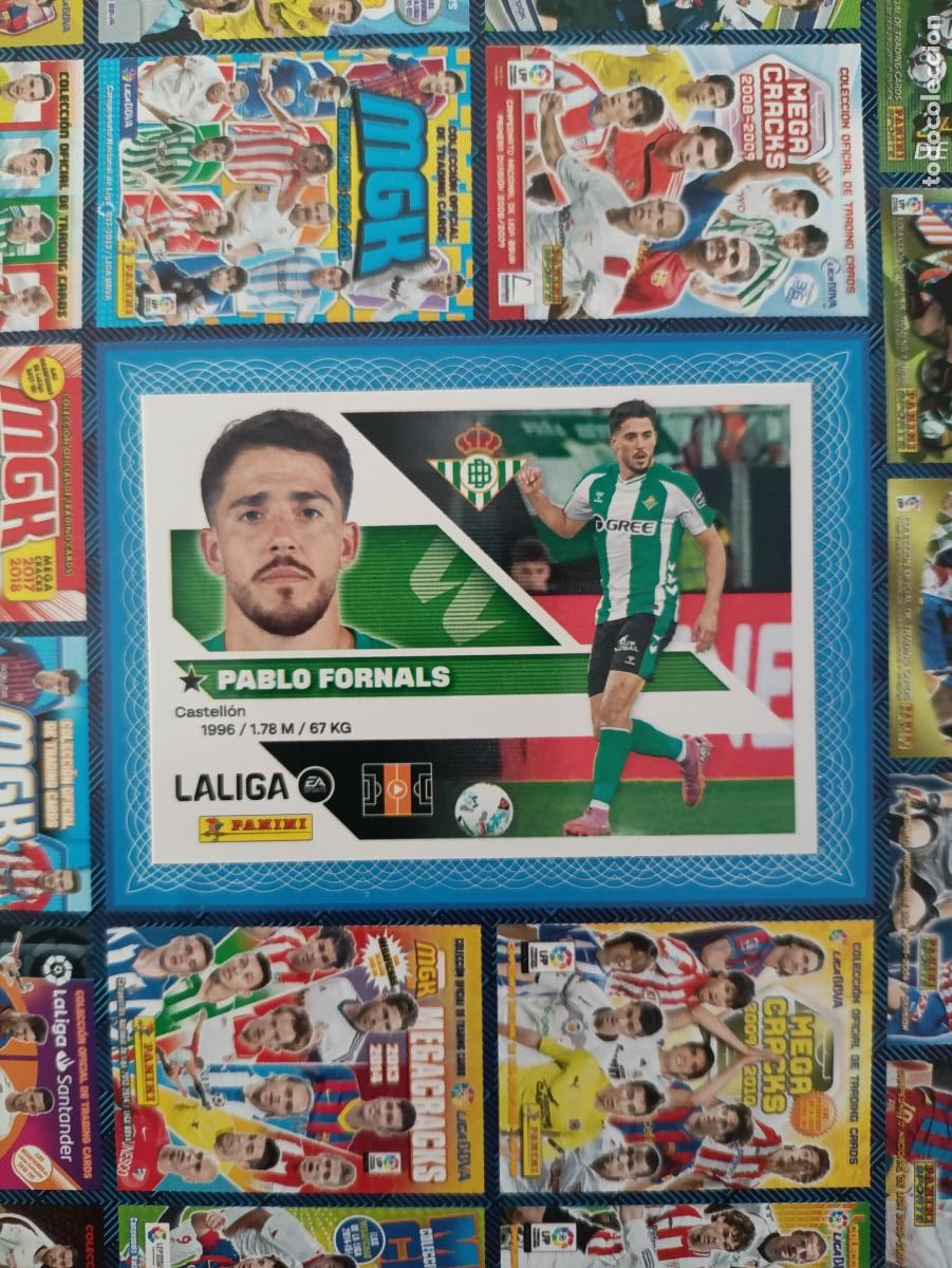 Cromos de f&uacute;tbol: LIGA ESTE 2026 2027 REAL BETIS N&ordm; 15 PABLO FORNALS