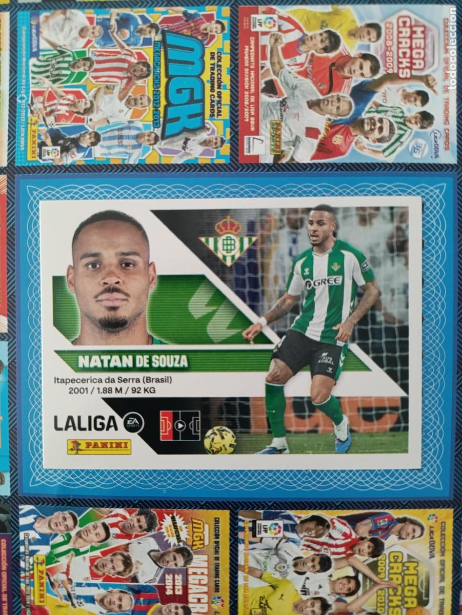 Cromos de f&uacute;tbol: LIGA ESTE 2026 2027 REAL BETIS N&ordm; 8 NATAN