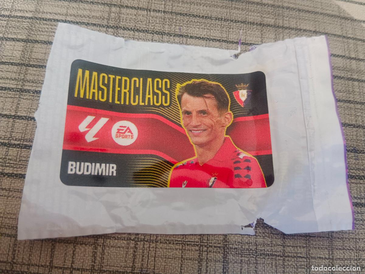 Cromos de f&uacute;tbol: TEMPORADA 2026 2027 26 27 CHICLE MASTERCLASS BUDIMIR OSASUNA ESTE